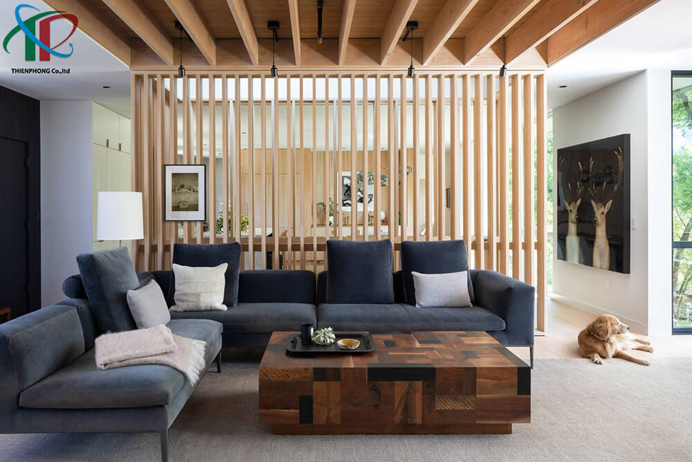 vách ngăn phong cách Nhật Bản