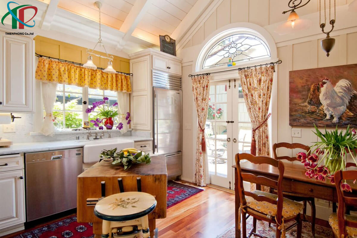 phong cách thiết kế nội thất đồng quê