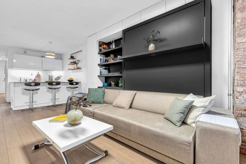 phòng khách kiền bếp