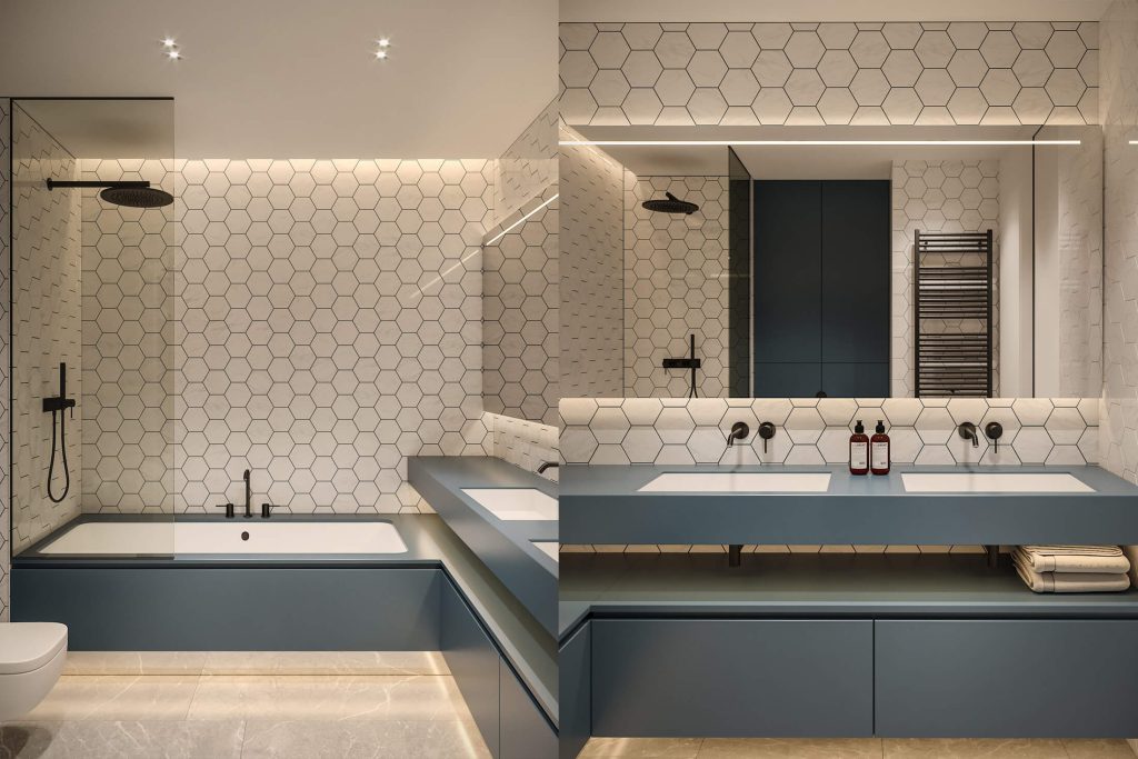 Phòng Tắm Chung Cư 156m2