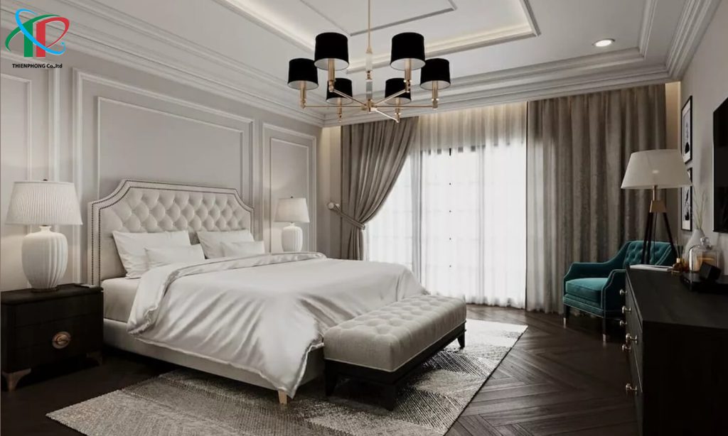 Chứa các họa tiết trang trí tân cổ điển