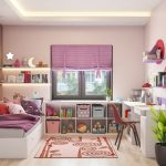 Phòng Ngủ Trẻ Em Hiện Đại Có Ngăn Chứa Đồ