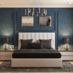 Thiết Kế Nội Thất Phòng Ngủ Màu Xanh Và Trắng Hiện Đại