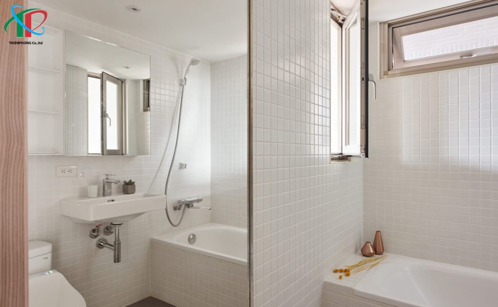phòng tắm căn hộ 22m2