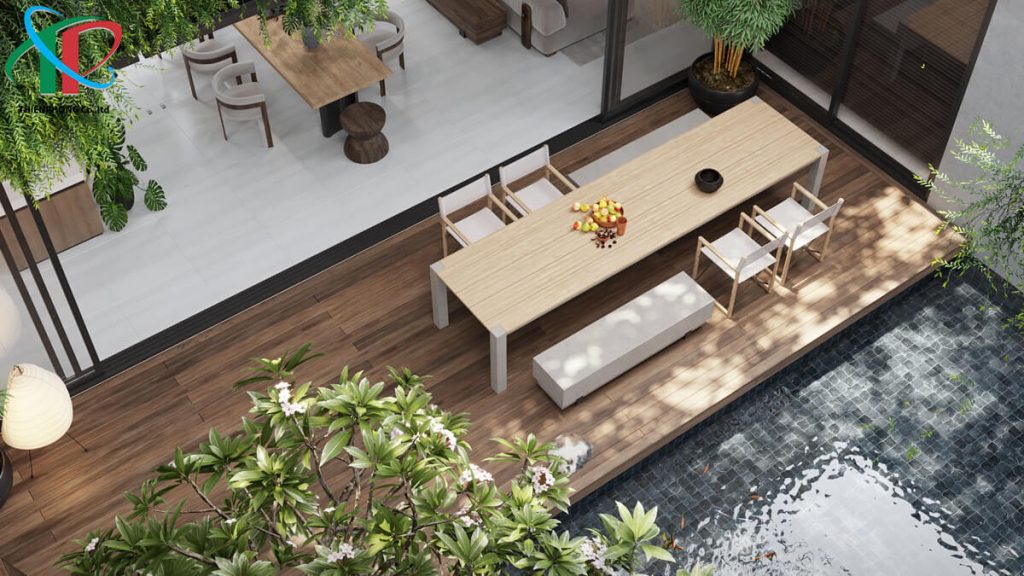 thiết kế sân vườn