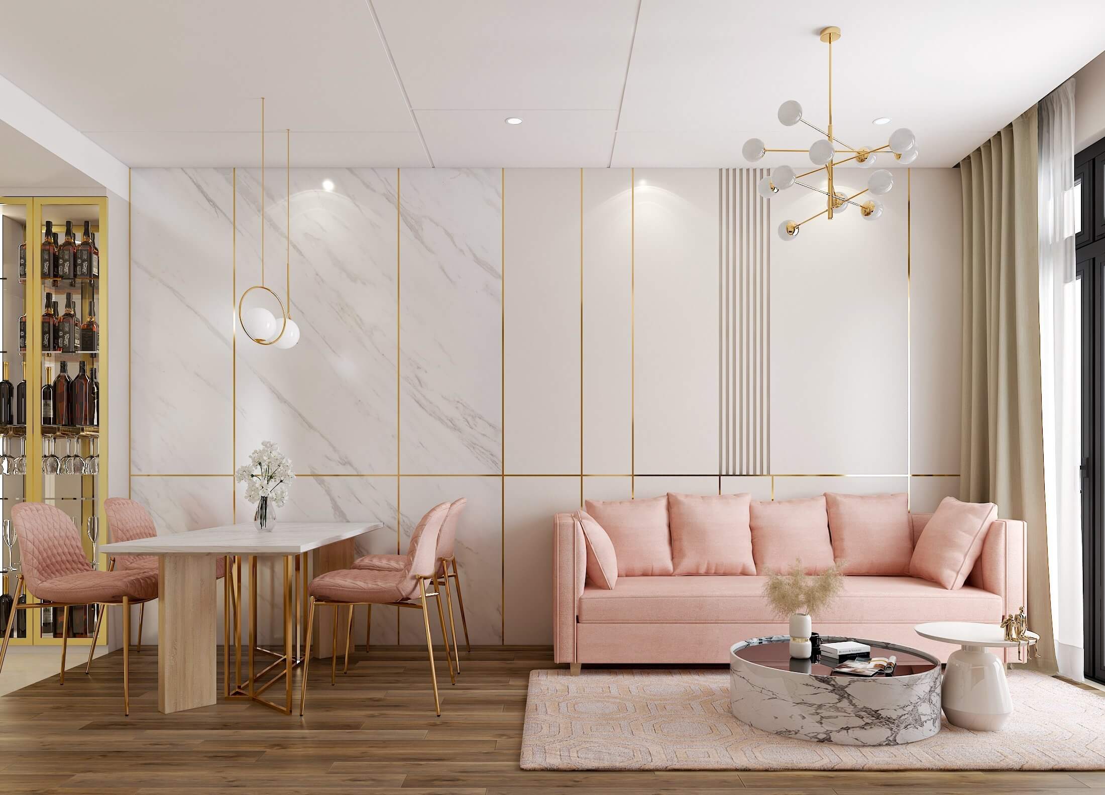 Căn Hộ 2PN Luxcity - Phong Cách Modern