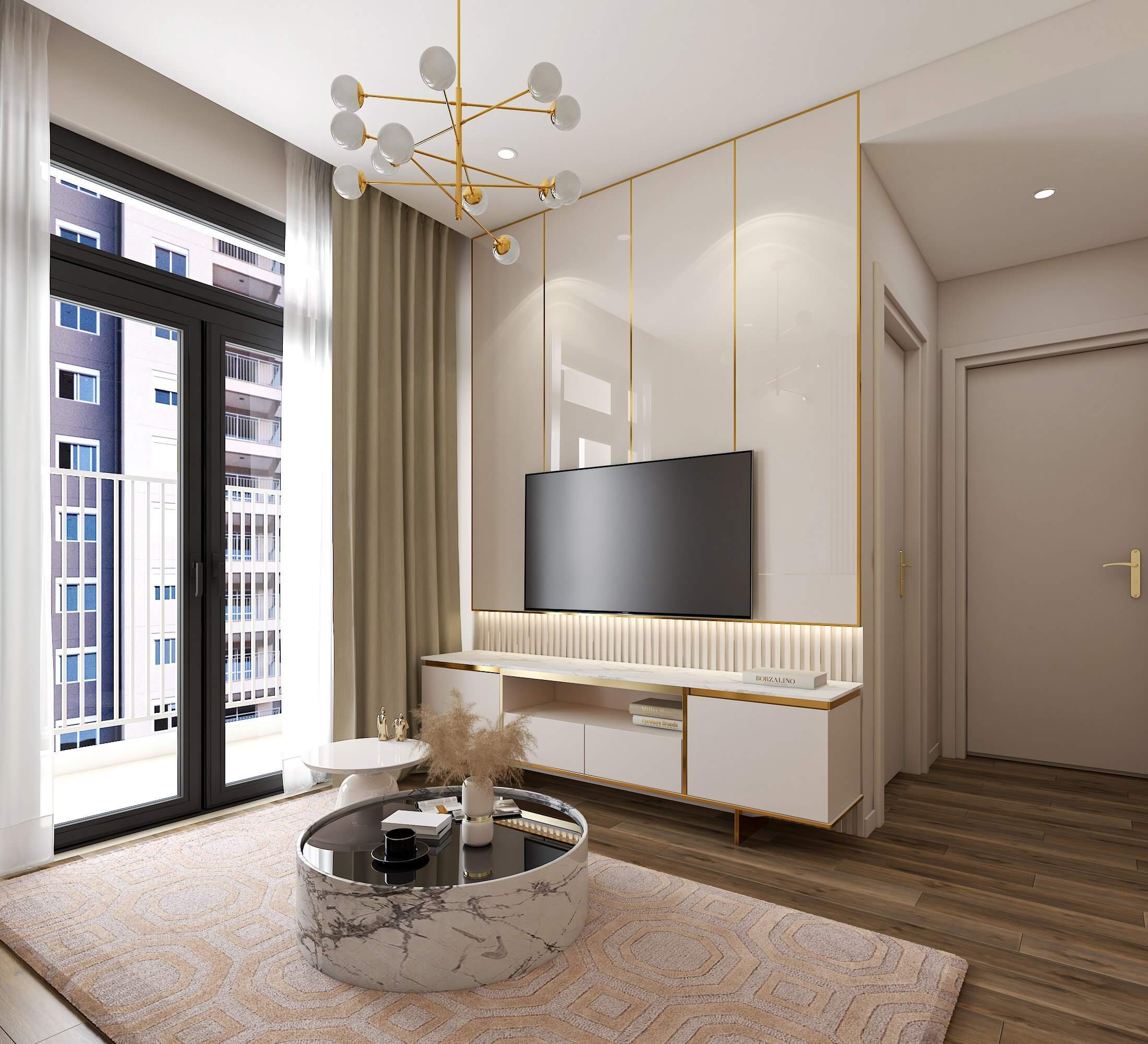 Căn Hộ 2PN Luxcity - Phong Cách Modern