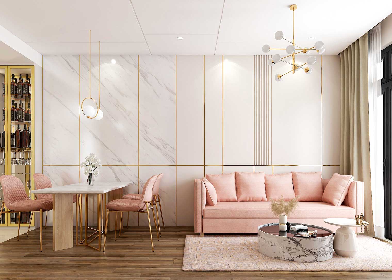 Căn Hộ 2PN Luxcity - Phong Cách Modern