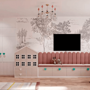 trang-tri-giuong-hai-tang-cho-be-gai-5