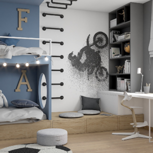 giuong-tang-cho-bé-trai-ket-hop-gia-sach