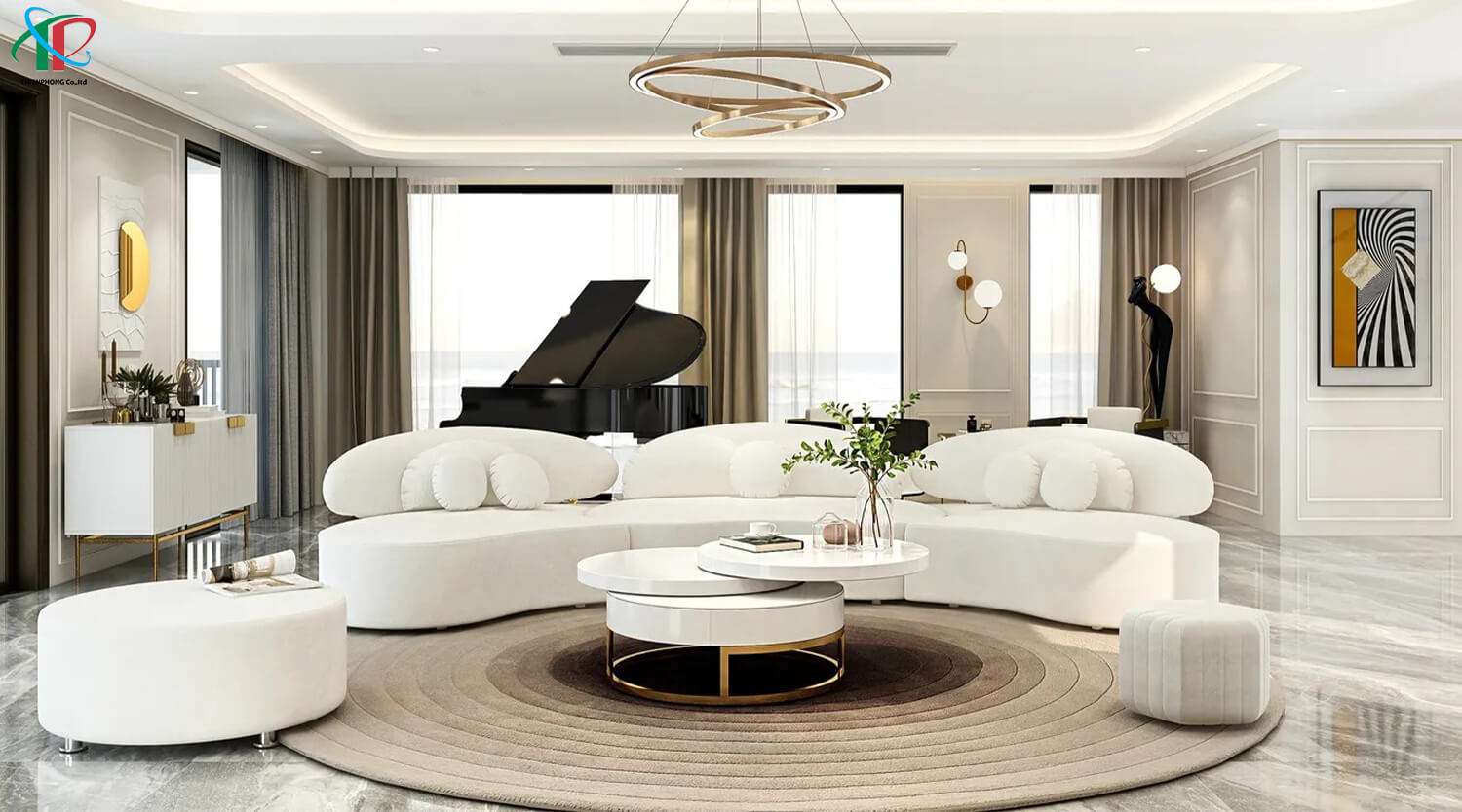 phong-khach-biet-thu-voi-tong-mau-xam-va-trang