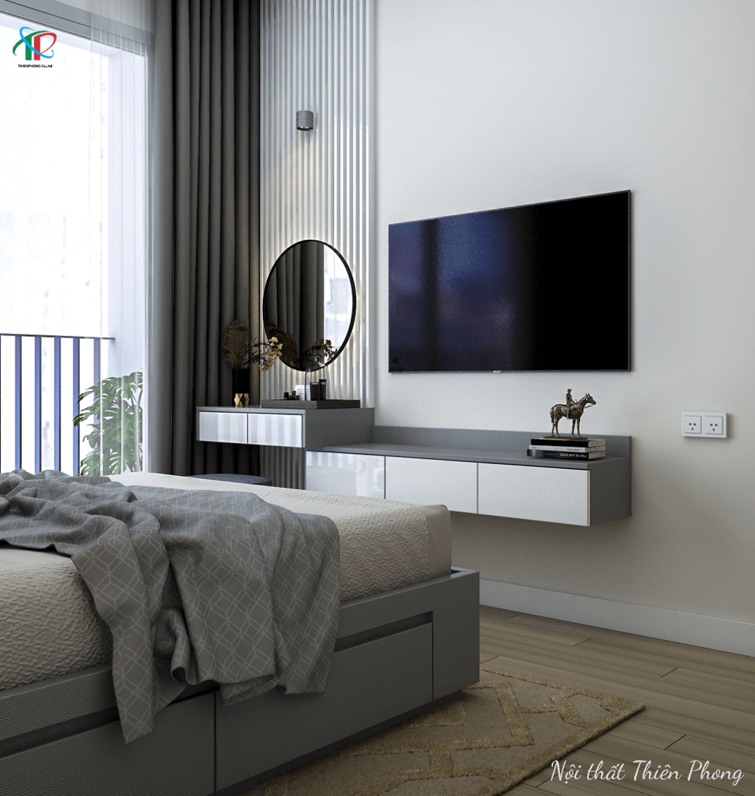 thiết kế nhà phố phong cách mondern 3 phòng ngủ quận Thủ Đức