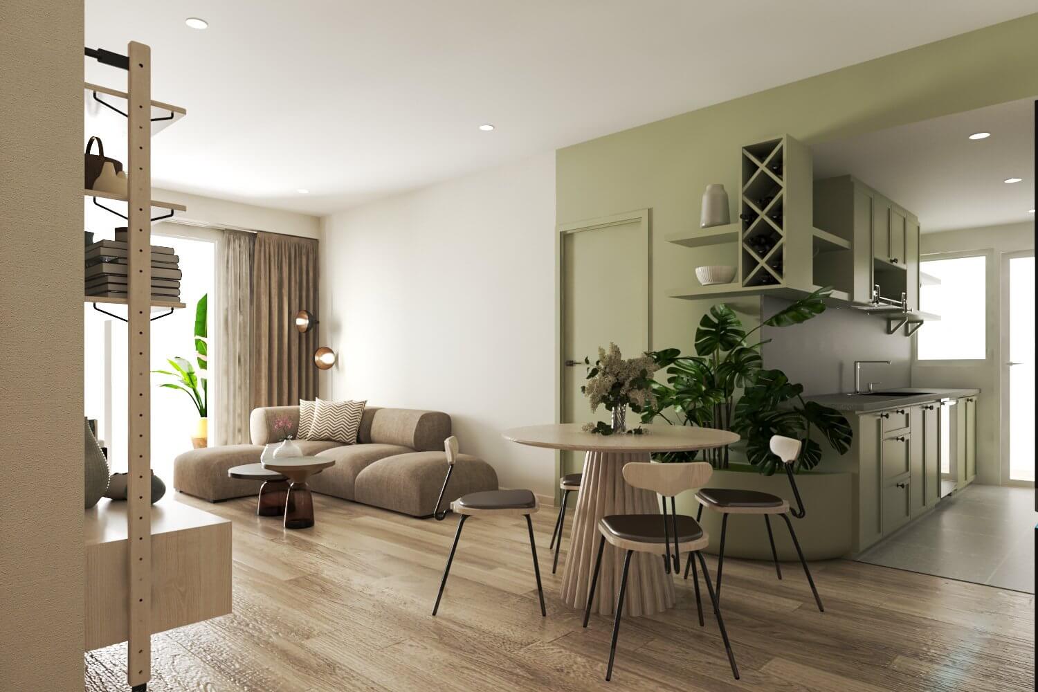 Căn hộ 2PN sài Gòn getaway - phong cách Scandinavian