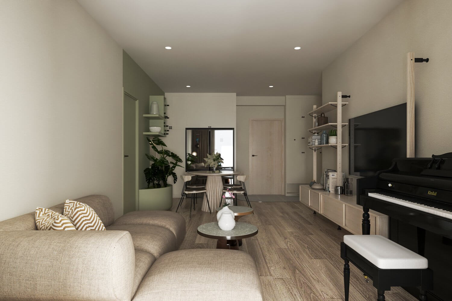 Căn hộ 2PN sài Gòn getaway - phong cách Scandinavian