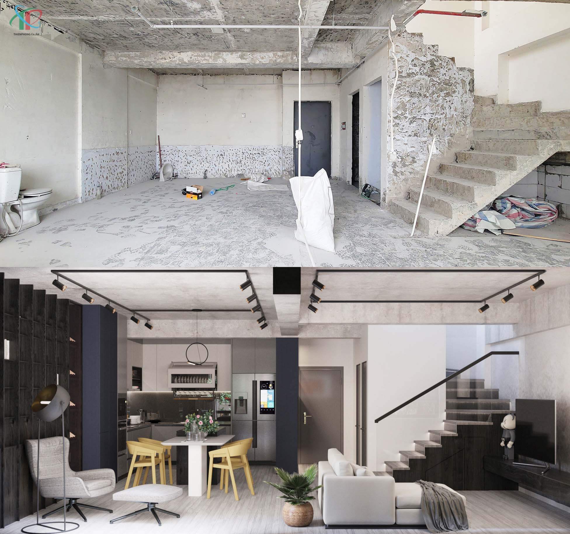 Cải Tạo Căn Hộ Duplex Sky 9 3PN - Quận 9