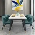 Bộ Bàn Ăn Mặt Đá 4 Ghế Giá Rẻ Đẹp Hiện Đại - Mã 401X1C06