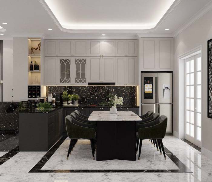 bep phong cach noi that indochine