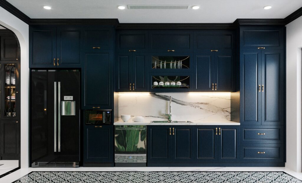 bep phong cach noi that indochine