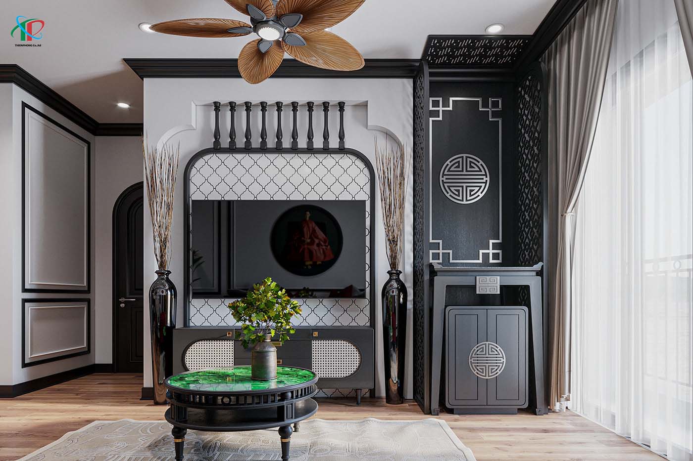 can-ho-phong-cach-hoai-co-50m2-2