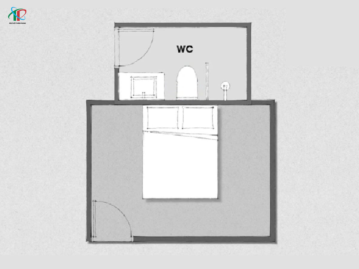 ke-giuong-ngu-theo-phong-thuy-tranh-giuong-ngu-huong-ve-phia-nha-ve-sinh